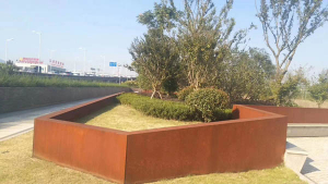长城区耐候钢挡土墙